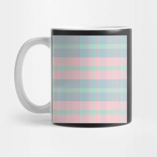 Pastel Aesthetic Iagan 1 Hand Drawn Textured Plaid Pattern Mug